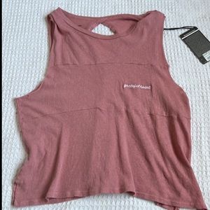 Good HYOUman grateful sandy keyhole crop w/ tags S